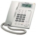 Telefon Panasonic KX-TS2388UAW, White, LCD, AOH, Caller ID, Sp-phone