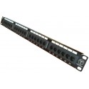 24 ports FTP Cat.6 patch panel, LY-PP6-14, 19" Krone IDC