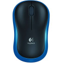Logitech Wireless Mouse M185 Blue, Optical Mouse for Notebooks, Nano receiver, Blue/Black, Retail