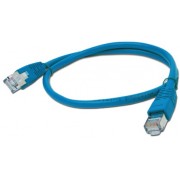 FTP Patch Cord     0.5m, Blue, PP22-0.5M/B, Cat.5E, molded strain relief 50u" plugs