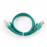Patch Cord     0.25m, Green, PP12-0.25M/G, Cat.5E, molded strain relief 50u" plugs