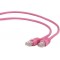 Patch Cord 2m, Pink, PP12-2M/RO, Cat.5E, Gembird, molded strain relief 50u" plugs