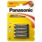 Panasonic "ALKALINE Power" AAA Blister* 4, Alkaline, LR03REB/4BPR