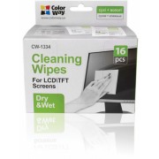 ColorWay CW-1334 Cleaning Wipes Dry/Wet - 16pcs