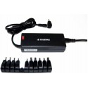XILENCE XP-LP75.XM008, 75W Mini, Universal Notebook Power Adapter, 11 +1 (LENOVO) different tips, LED display (shows the actual output voltage), Input Voltage: AC 100-240V, Output Voltage: 15-24V, high efficiency over 87%, Black