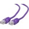 Patch Cord 2m, Purple, PP12-2M/V, Cat.5E, Gembird, molded strain relief 50u" plugs