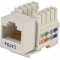 Keystone Jack RJ-45 cat.5E, KJ5-01, 110 Type, White