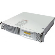 UPS PowerCom VGD-1000RM On-Line,LCD,LAN protection, SNMP Slot, 2 sockets, External Battery Connecto