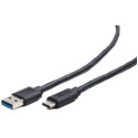 "Cable  Type-C / USB3.0, AM/CM, 1.0 m, Cablexpert, Black, CCP-USB3-AMCM-1M
-  
  http://gembird.nl/item.aspx?id=8648"