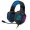 "Headset Gaming SVEN AP-U980MV Black-Blue, with Microphone, USB, surround 7.1 - http://www.sven.fi/ru/catalog/headphones_pc/ap-u980mv.htm"