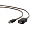 "Cable USB, USB AM/AF,10.0 m, Active USB2.0, Cablexpert, UAE-01-10M - http://gembird.nl/item.aspx?id=8369"