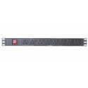 19" 1U IEC type, PDU-IE0021, 12 ports, 16A, 1.8M, APC Electronic