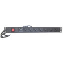 19" 1U IEC type, PDU-IE0018, 8 ports, 16A, 1.8M, APC Electronic