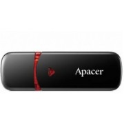 Флешка Apacer AH333, 32GB, USB 2.0, Black, Classic Cap (AP32GAH333B-1)