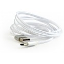 "Cable  Type-C /USB2.0, AM/CM, 1.8 m, Cablexpert,  Blister, SILVER, CCP-USB2-AMCM-6-S
-  
  https://gembird.nl/item.aspx?id=10076"