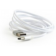 "Cable  Type-C /USB2.0, AM/CM, 1.8 m, Cablexpert,  Blister, SILVER, CCP-USB2-AMCM-6-S
-  
  https://gembird.nl/item.aspx?id=10076"