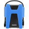 1.0TB (USB3.1) 2.5" ADATA HD680 Anti-Shock External Hard Drive, Blue/Black (AHD680-1TU31-CBL)