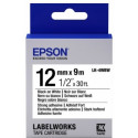 Tape Cartridge EPSON 12mm/9m, Strng adh Blk/Wht, LK4WBW C53S654016  