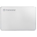 2.0TB (USB3.1/Type-C) 2.5" Transcend StoreJet 25C3S, Silver, Aluminum Casing, Ultra-Slim&Light   