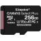 256GB Kingston Canvas Select Plus SDCS2/256GB microSDHC, 100MB/s, (Class 10 UHS-I) + Adapter MicroSD->SD (card de memorie/карта памяти)