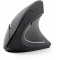 "Wireless Mouse Gembird MUSW-ERGO-01, Optical, 800-1600 dpi, 6 buttons, Ergonomic, 1xAA, Black , vertical hand position prevents fatigue and minimizes wrist problems - http://gembird.nl/item.aspx?id=10487"