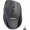 Logitech Wireless Mouse M705, Laser Mouse for Notebooks, Hyper-fast scrolling, Nano receiver, Dark-Grey/Silver, Retail