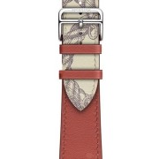 VPG Rhea Series Real leather iwatch strap Red 40mm