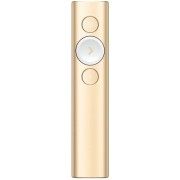 "Presenter Logitech Spotlight, 3 buttons, Range: 30m, Bluetooth/2.4 Ghz, 85 mAh, Gold
, P/N 910-004862 - https://www.logitech.com/ru-ru/product/spotlight-presentation-remote/page/spotlight-features"