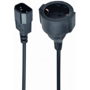 Power adapter cord PC-SFC14M-01, C14 input and Schuko output, for UPS or PDU