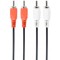 Cable RCA*2 - RCA*2, 7.5m, Cablexpert, CCA-2R2R-7.5M