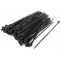 Cable Organizers (nylon ties) 300mm 4.8mm, bag of 100 pcs, Black, APC Electronic