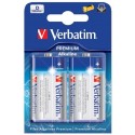 Verbatim Alcaline Battery  D, 2pcs