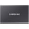 1.0TB (USB3.2/Type-C) Samsung Portable SSD T7 , Тitan Grey (85x57x8mm, 58g, R/W:1050/1000MB/s)
