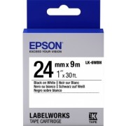 Tape Cartridge EPSON 24mm/9m Std Blk/Wht, LK6WBN C53S656006 