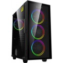 Case ATX GAMEMAX Draco XD, w/o PSU, 4x120mm ARGB fans. ARGB HUB, TG, Dust Filter, USB 3.1, Black