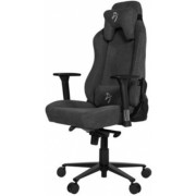 Gaming/Office Chair AROZZI Vernazza Soft Fabric, Dark Grey, Soft Fabric, max weight up to 135-145kg / height 165-190cm, Recline 165°, 3D Armrests, Head and Lumber cushions, Metal Frame, Aluminium wheelbase, Large nylon casters, W-28.5kg