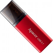 128GB USB3.1 Flash Drive Apacer AH25B, Red, Matte Metal Shell, Classic Cap (AP128GAH25BR-1)