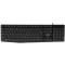 Keyboard SVEN KB-S305, Low profile keys, FN Keys, Splash proof, Black, USB