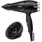Hair Dryer Babyliss 6713E, 2200W, 2 speeds, 2 heat modes, ionic, black silver