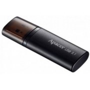 128GB USB3.1 Flash Drive Apacer AH25B, Black, Matte Metal, Classic Cap (AP128GAH25BB-1)