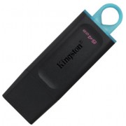  64GB USB3.2 Flash Drive Kingston DataTraveler Exodia (DTX/64GB), Black, Plastic, Classic Cap 