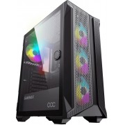 Case ATX GAMEMAX Brufen C1, w/o PSU, 4x120mm ARGB fans, PWM Hub,Tempered Glass, USB3.0, Black