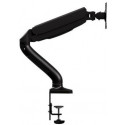 Arm for 1 monitors 15"-27" -  AOC AS110D0 Black, Desk Clamp/Grommet, Aluminum structure, Gas spring, Height adjustment, Max.Load: 0-8kg, Tilt: '-90°~+85°, Swivel:180°, Rotation:360°, Hidden cable management, VESA 75/100