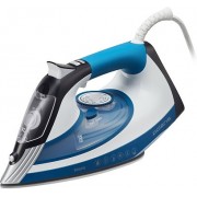 Iron Polaris PIR3033, 3000W, PRO 5 Ceramic solitplace, 450 ml water tank capacity, horizontal and vertical steam, 75/260g/min. white blue