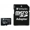 256GB microSD Class10 A1 UHS-I + SD adapter Verbatim Premium microSDXC, 600x, Up to: 90MB/s