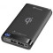 Power Bank Cellularline 8000mAh USB C, slim, Black