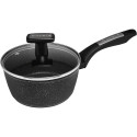Ladle Polaris Monolit-16SP, D16" with tempered glass, 1.3L, MEGASTONE PRO-5, for Induction sove, black
