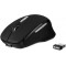 Wireless Mouse SVEN RX-590SW, Optical, 800-1600 dpi, 7 buttons,Ergonomic, 400 mAh, BT/2.4 Ghz, Black