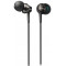 Earphones SONY MDR-EX110AP, Mic on cable, 4pin 3.5mm jack L-shaped, Cable: 1.2m, Black