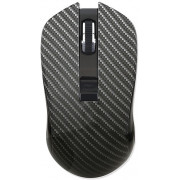 Wireless Mouse Qumo Kevlar, Optical, 800-1600 dpi, 4 buttons, Ambidextrous, 1xAA, Black